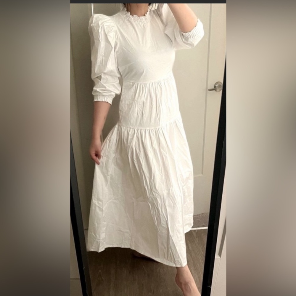 Danielle Bernstein NWT Long White Cotton Dress - sizes S and M available